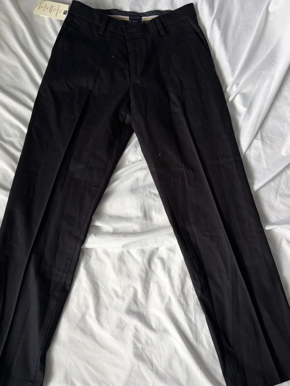Signature Khaki Straight Fit Pants - Navy